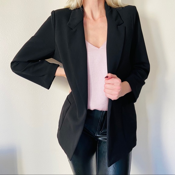 Black label open front blazer - Picture 3 of 12